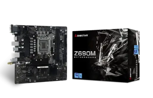 Biostar Matična ploča 1700 Z690MX2-E D4 VGAHDMI/DVI/M.2