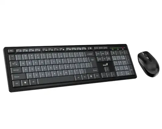 Genius KM-8200, US безжична тастатура и глувче