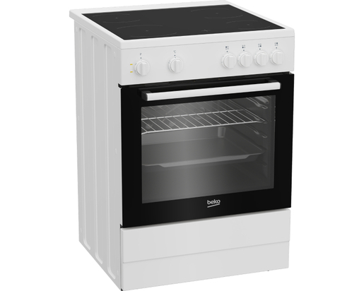 Beko FBS 67000 WD шпорет, 73L, A, 4 стаклокерамички зони, Steamshine
