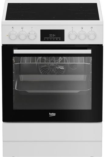 Beko FBE 67300 WD шпорет, 66L, A, 4 стаклокерамички зони