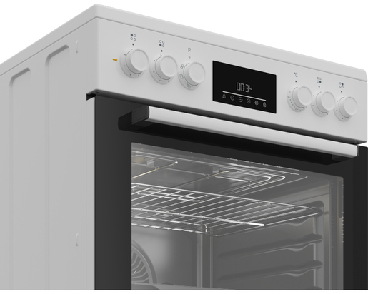 Beko FBE 67300 WD шпорет, 66L, A, 4 стаклокерамички зони