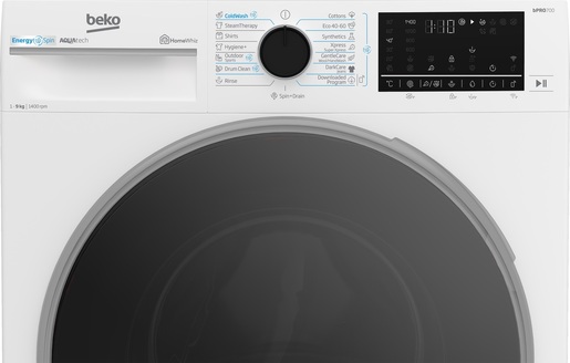 Beko B7WFU69418WB ES машина за перење, 9kg, 1400rpm, A