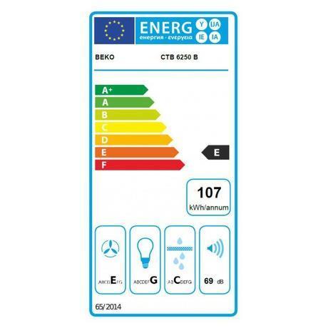 Beko CTB 6250 B аспиратор, 420 m3/h