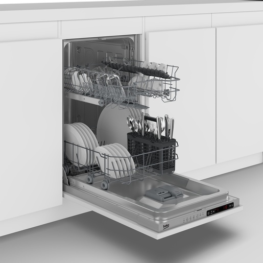 Beko DIS 35023 E вградна машина за садови, 10сета, E, 49dB