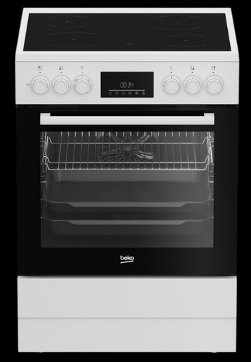 Beko FBM 67300 WDS шпорет, 72L, A, 4 стаклокерамички зони, Steamshine