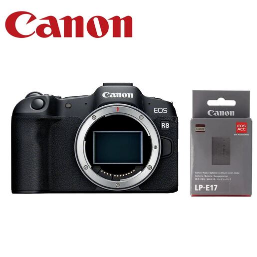 CANON MIRR FOTOAPARAT EOS R8 Body + LPE17
