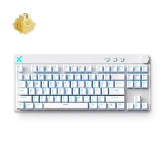 MCHOSE Mix 87 Hall Effect Magnetic Switch white Gaming тастатура