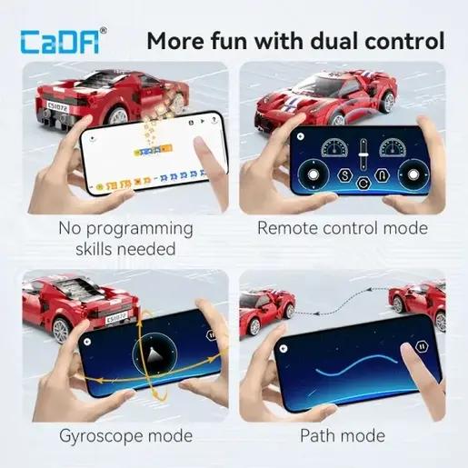 CaDa RC488 тркачки автомобил коцки