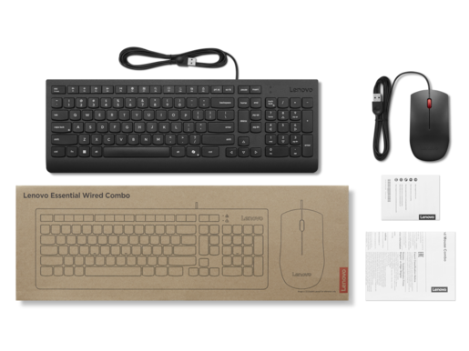 Lenovo Essential Wired Тастатура и Глувче