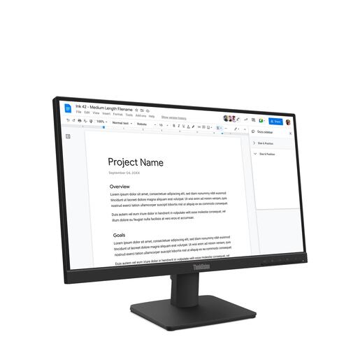 Lenovo ThinkVision S22-4e - 21,5" FHD IPS, 100Hz, HDMI, VGA, 4ms монитор