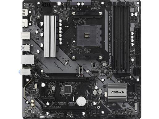 MB AM4 B550M Phantom Gaming 4 ASROCK 4xDDR4 4733Mhz(O.C), 1xPCIex16 4.0,1xPCIex16 3.0, 1xPCIex1, HDMI, DP, 4xSATAIII, 2xM.2, 8xUSB 3.2 Gen1