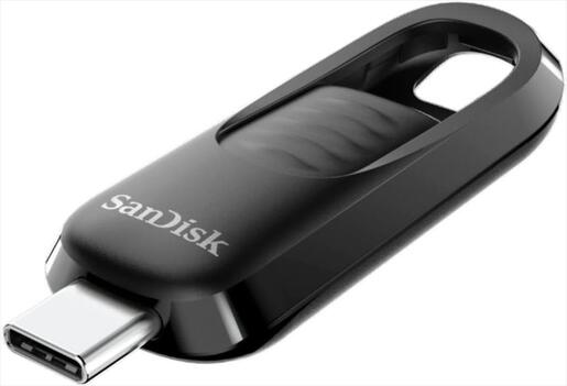MEMORY USB 3.2/Gen.1 Type-C, 64GB SANDISK ULTRA SLIDER, Black, SDCZ480-064G-G46