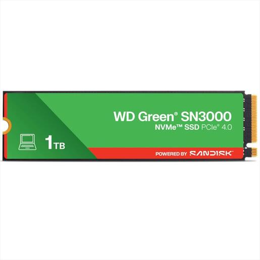 SSD M.2 1TB WD Green SN3000 NVMe Gen4 5000MB/s WDS100T4G0E