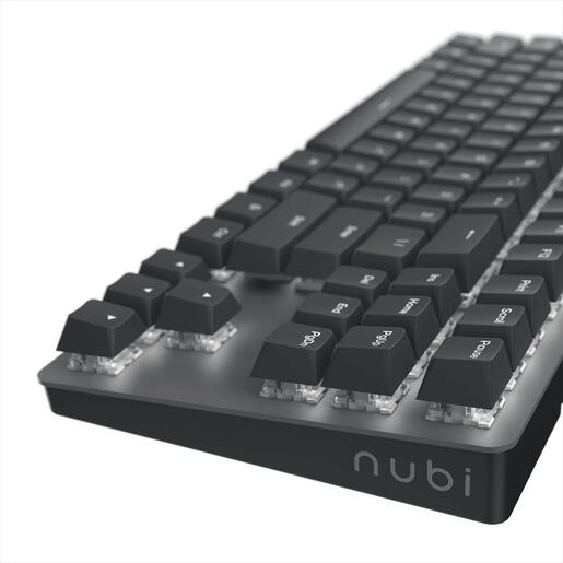 KEYBOARD MECHANICAL NUBI NK87 TKL,  G3ms Sapphire V2 Hot-swappable, USB-C, Black, NK87-BL-ANSI