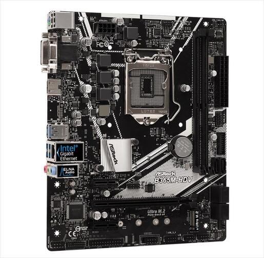 MB 1151 B365M-HDV ASROCK 2xDDR4 2666Mhz, VGA, DVI-D, HDMI, 1xPCIex16, 1xPCIex1, 1xM.2, 6xSATAIII, 6xUSB3.1, 2xUSB 2.0, 7.1 CH HD Audio 90-MXB9R0-A0UAYZ