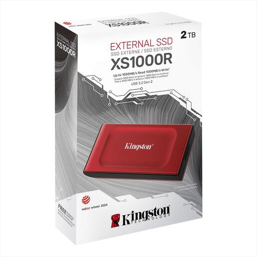 EXTERNAL SSD Kingston USB 3.2 Gen2 XS1000 2TB 1050MB/s, SXS1000R/2000G