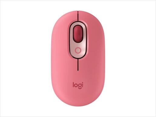 MOUSE WIRELESS LOGITECH POP MOUSE Heartbreaker Rose, w/Emoji, only Bluetooth, Logi Bolt ready, 910-006548