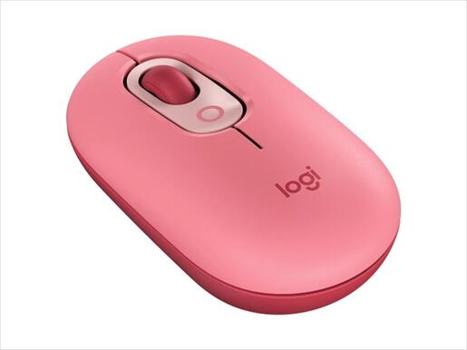 MOUSE WIRELESS LOGITECH POP MOUSE Heartbreaker Rose, w/Emoji, only Bluetooth, Logi Bolt ready, 910-006548
