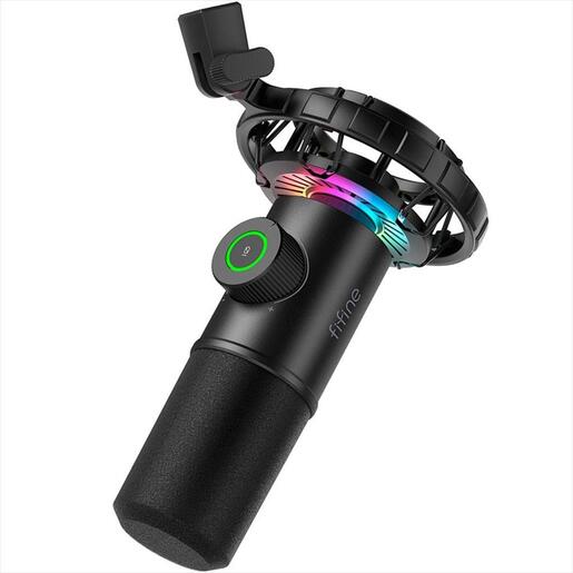 MICROPHONE FIFINE K658 DYNAMIC RGB, USB Type-C, Black