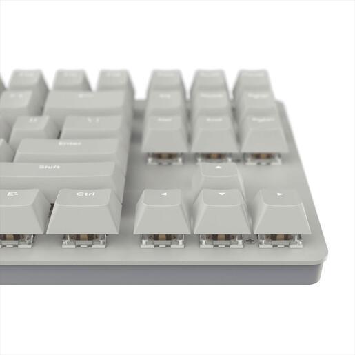 KEYBOARD MECHANICAL NUBI NK87 TKL, G3ms Sapphire V2 Hot-swappable, USB-C, White, NK87-WH-ANSI