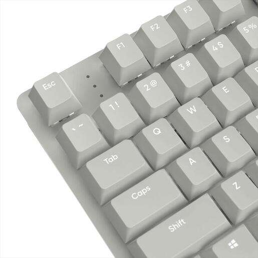 KEYBOARD MECHANICAL NUBI NK87 TKL, G3ms Sapphire V2 Hot-swappable, USB-C, White, NK87-WH-ANSI