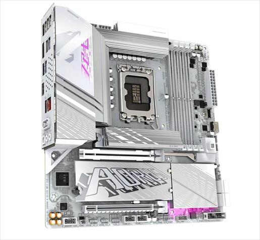MB 1851 Z890M AORUS ELITE WIFI7 ICE GIGABYTE, 4xDDR5 9200MHz(OC), PCIex16 5.0, PCIex4 4.0, 3xM.2, 4xSATAIII, DP, HDMI, 2.5GbE LAN, WIFI 7, BT 5.4