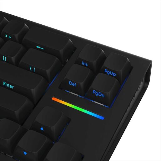 KEYBOARD MECHANICAL NUBI NK68HE, 65%, RGB, G3MS Magnetite Ice Hot-swappable, USB-C, Black, NK68-HE-BL-ANSI