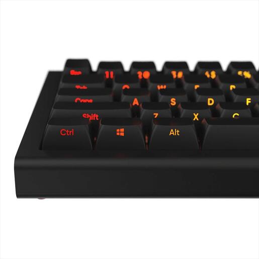 KEYBOARD MECHANICAL NUBI NK68HE, 65%, RGB, G3MS Magnetite Ice Hot-swappable, USB-C, Black, NK68-HE-BL-ANSI