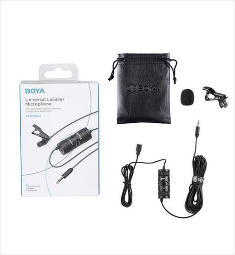 MICROPHONE BOYA BY-M1 PRO II, 1x 3.5mm jack, 6m length, Black, BY-M1 Pro II