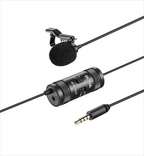 MICROPHONE BOYA BY-M1 PRO II, 1x 3.5mm jack, 6m length, Black, BY-M1 Pro II