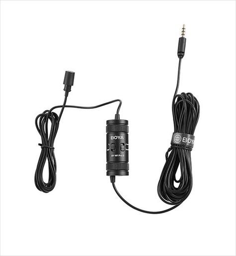 MICROPHONE BOYA BY-M1 PRO II, 1x 3.5mm jack, 6m length, Black, BY-M1 Pro II