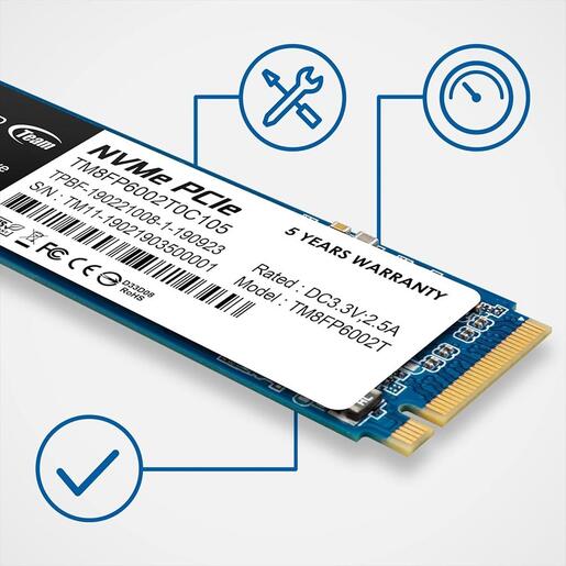 SSD M.2 2TB TEAM GROUP MP33 NVMe, TM8FP6002T0C101