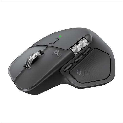 MOUSE WIRELESS USB LOGITECH MX Master 4 w/Bluetooth Multi-device, graphite, Bolt, 910-007562