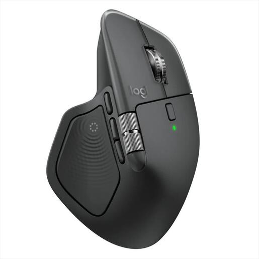 MOUSE WIRELESS USB LOGITECH MX Master 4 w/Bluetooth Multi-device, graphite, Bolt, 910-007562