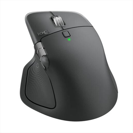 MOUSE WIRELESS USB LOGITECH MX Master 4 w/Bluetooth Multi-device, graphite, Bolt, 910-007562