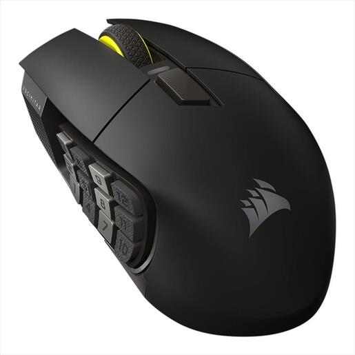 MOUSE WIRELESS CORSAIR Scimitar Elite SE RGB Gaming MOBA/MMO (16 buttons), 2.4Ghz & BT, Black, CH-9314014-WW