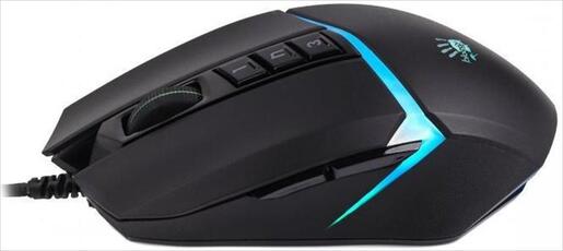 MOUSE WIRED USB A4TECH Bloody Gaming W60 Max Stone, 10000 cpi, 1ms, RGB, Black