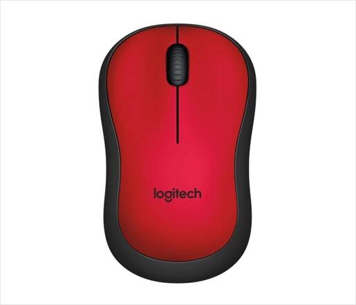 MOUSE WIRELESS USB LOGITECH M220 Silent Red, 910-004880