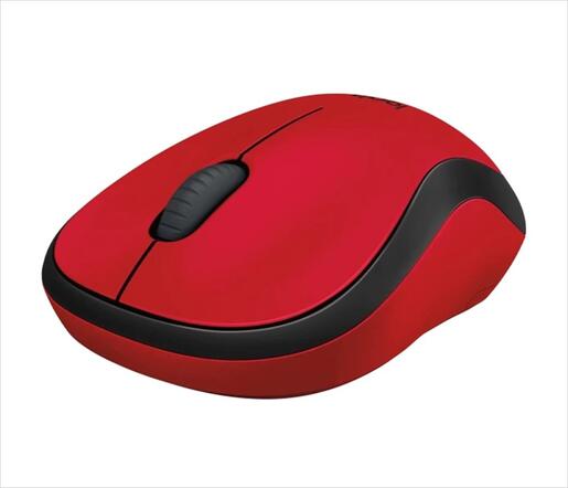 MOUSE WIRELESS USB LOGITECH M220 Silent Red, 910-004880