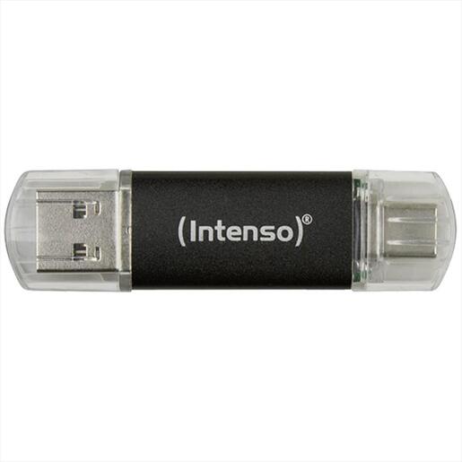 USB Flash Drive 3.2 Gen1 32GB INTENSO TWIST LINE, USB-A&USB-C, 3539480