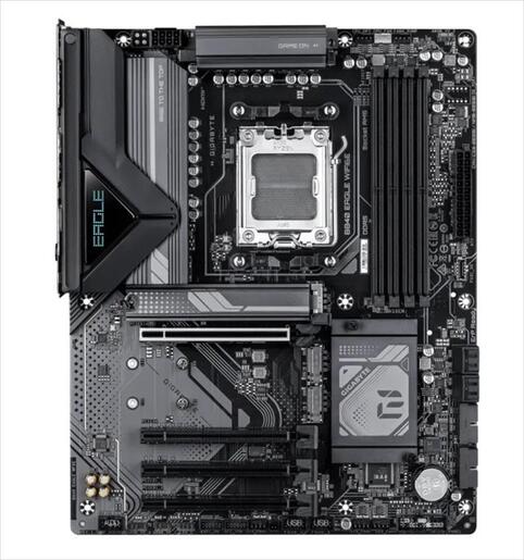 MB AM5 B840 EAGLE WIFI6E GIGABYTE 4xDDR5 8200Mhz (O.C), HDMI, DP, 1x PCI-Ex16 4.0,2x PCI-Ex4 3.0,1x PCI-Ex1 3.0 3xM.2,4xSATA3, 2.5G LAN, Wi-Fi 6E,BT 5.3
