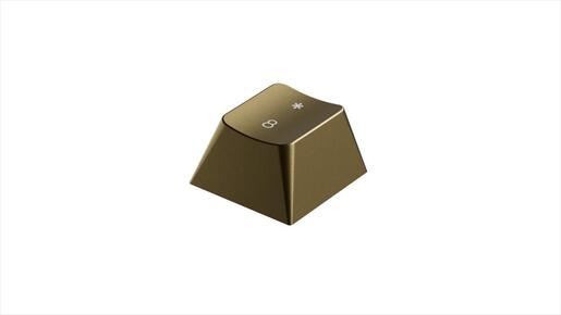 KEYBOARD MECHANICAL KEYCHRON BLACK MYTH WUKONG DELUXE EDITION 75% , Metal Body, HS, RGB, 2.4 GHz & BT, Pre-lubed TTC Golden Pink switch, w/knob, WKD-21