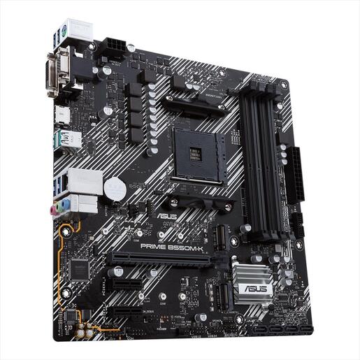 MB AM4 B550M-K PRIME ASUS 4xDDR4 4600Mhz(O.C), 2xPCIex16,2xPCIex1, DVI-D, VGA ,HDMI, 4xSATAIII,2xM.2,4xUSB 3.1 Gen1,2xUSB 3.1 Gen2