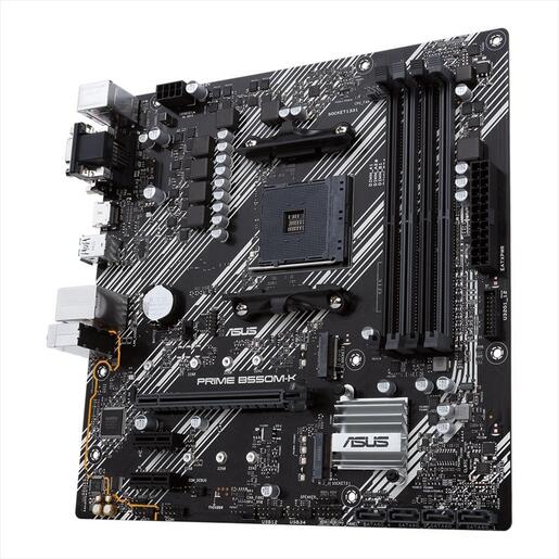 MB AM4 B550M-K PRIME ASUS 4xDDR4 4600Mhz(O.C), 2xPCIex16,2xPCIex1, DVI-D, VGA ,HDMI, 4xSATAIII,2xM.2,4xUSB 3.1 Gen1,2xUSB 3.1 Gen2