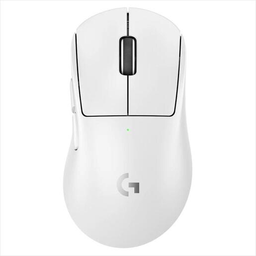 MOUSE WIRELESS USB LOGITECH G PRO X SUPERLIGHT 2 DEX (HERO 2 Sensor, Lightforce Switches), White, 910-007365