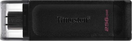 USB Flash Drive Type-C 256GB KINGSTON DATA TRAVELER 70 (USB 3.2 Gen 1 speeds), Black, DT70/256GB