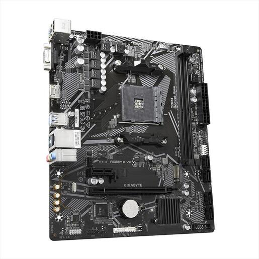 MB AM4 A520M K V2 GIGABYTE, M-ATX, 2xDDR4 5100Mhz (OC), VGA, HDMI, 1xPCIex16, 1xPCIex1, 1xM.2, 4xSATAIII, 2x USB 2.0, 4xUSB 3.2 Gen1