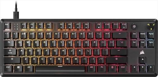 KEYBOARD MECHANICAL CORSAIR K70 RGB MK.2 Core TKL, MLX RED SWITCH v2, Black,CH-911911E-NA