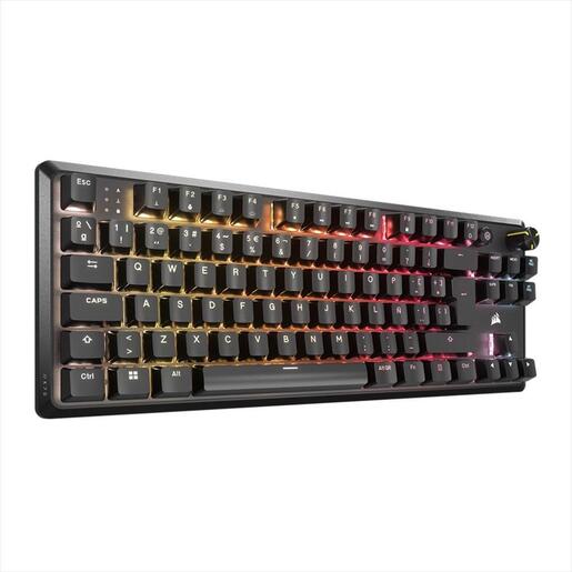 KEYBOARD MECHANICAL CORSAIR K70 RGB MK.2 Core TKL, MLX RED SWITCH v2, Black,CH-911911E-NA