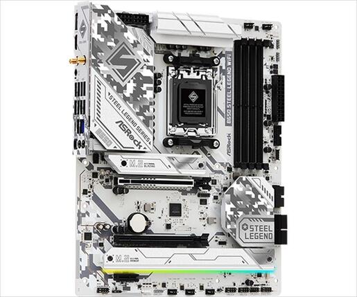 MB AM5 B650 STEEL LEGEND ASROCK 4xDDR5 7200Mhz (O.C), HDMI, DP, PCI-Ex16 5.0, 1xPCI-Ex16 3.0, M.2 PCIe 5.0, 2xM.2 4.0, 4xSATAIII, Wi-Fi 6E, BT